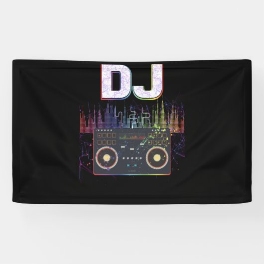 Dj Music Lover Music Player Sound Cool Spandoek (Horizontaal)