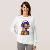 DJ Music Lover T-shirt (Voorkant volledig)