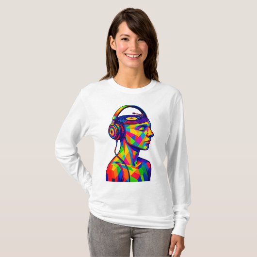 DJ Music Lover T-shirt (Voorkant volledig)