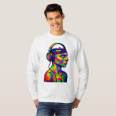 DJ Music Lover T-shirt (Voorkant volledig)
