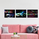 DJ Music Mixer Kleuren Print Set (Woonkamer)