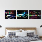 DJ Music Mixer Kleuren Print Set (Slaapkamer)