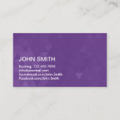 DJ Music Party Event Platenspeler Modern Visitekaartje (Achterkant)