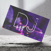 DJ Music Party Event Platenspeler Modern Visitekaartje
