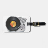 DJ Music Player Bagagelabel (Voorkant horizontaal)