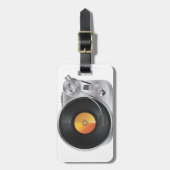 DJ Music Player Bagagelabel (Voorkant verticaal)