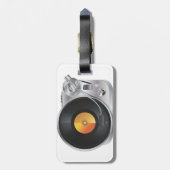 DJ Music Player Bagagelabel (Achterkant verticaal)