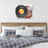 DJ Music Player Canvas Afdruk (Insitu (Slaapkamer))