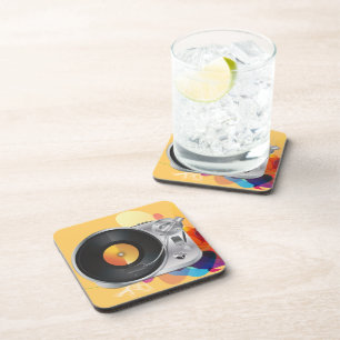 DJ Music Player Drankjes Onderzetter