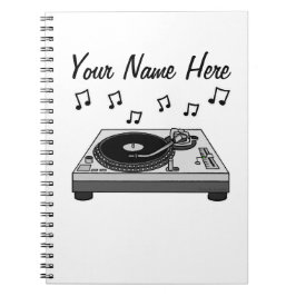 DJ Music Producer Electronic Musician Custom Notitieboek