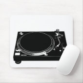 DJ Music Producer Platenspeler Deck Muismat (Met muis)