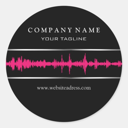 DJ/Music Sticker (Voorkant)