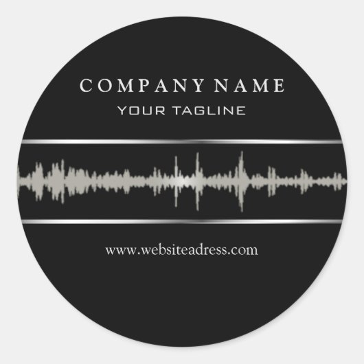 DJ/Music Sticker (Voorkant)