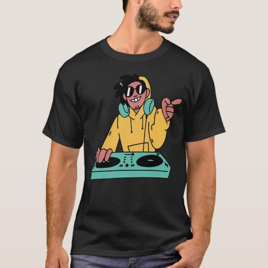 DJ Music T-shirt (Voorkant)