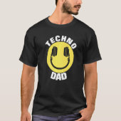 Dj Music Techno Dad T-shirt (Voorkant)