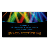 DJ Music Uplichting Magnetisch Visitekaartje (Voorkant)