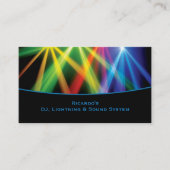 DJ Music Uplighting Visitekaartje (Voorkant)