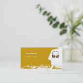 DJ Music Visitekaartje (Staand voorkant)