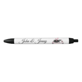 DJ Musician Custom Wedding Favoriet Gift Zwarte Inkt Pen