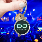 DJ muziek accessoire personaliseerbaar Sleutelhanger