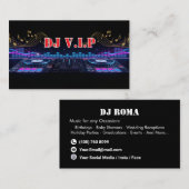DJ Muziek Beat Professioneel Visitekaartje (Voorkant / Achterkant)