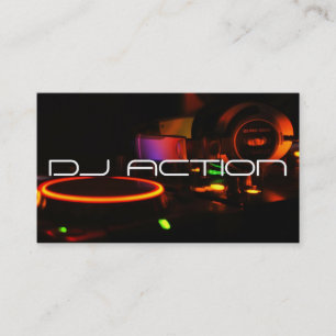 DJ Muziek Club Entertainment Visitekaartje 