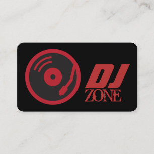 DJ Muziek Club Entertainment Visitekaartje 