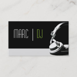 DJ Muziek Club Entertainment Visitekaartje    