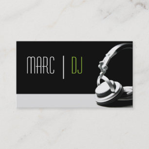 DJ Muziek Club Entertainment Visitekaartje 