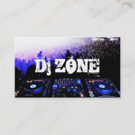 DJ Muziek Club Entertainment Visitekaartje    