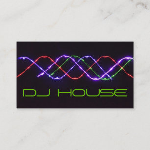DJ Muziek Club Entertainment Visitekaartje 