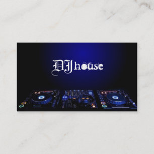 DJ, muziek, entertainment Visitekaartje