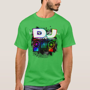 Dj Muziek Liefhebber Muziekspeler Klinkt Cool Grap T-shirt