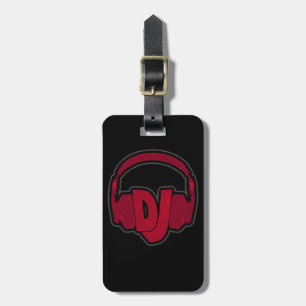 DJ-muziekhoofdtelefoon Bagagelabel