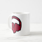 DJ-muziekhoofdtelefoon Koffiemok (Voorkant links)