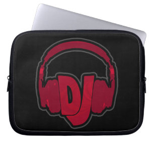 DJ-muziekhoofdtelefoon Laptop Sleeve
