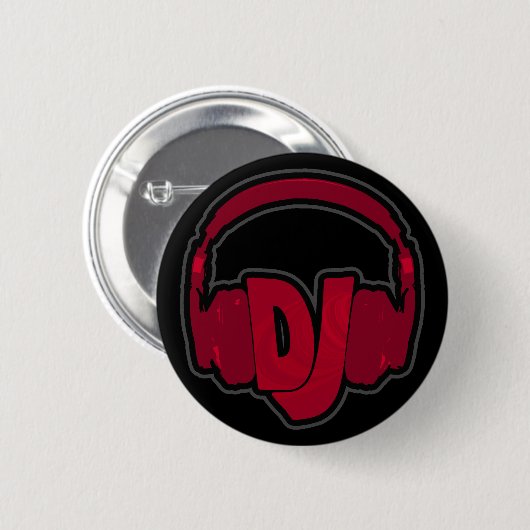 DJ-muziekhoofdtelefoon Ronde Button 5,7 Cm (Voorkant /achterkant)