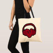 DJ-muziekhoofdtelefoon Tote Bag (Voorkant (product))