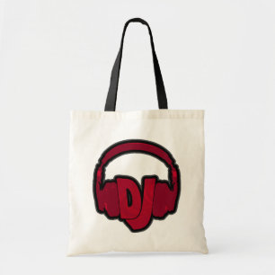 DJ-muziekhoofdtelefoon Tote Bag