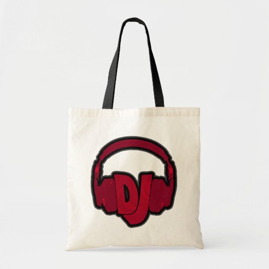 DJ-muziekhoofdtelefoon Tote Bag (Voorkant)
