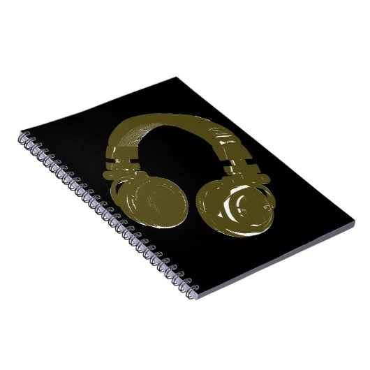 DJ-muziekontwerp Notitieboek (Rechterzijde)