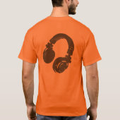 DJ-muziekontwerp T-shirt (Achterkant)