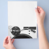 DJ muziekparty Flyer (Hand)