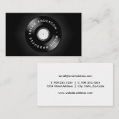 DJ - Muziekproducent Visitekaartje (Voorkant / Achterkant)