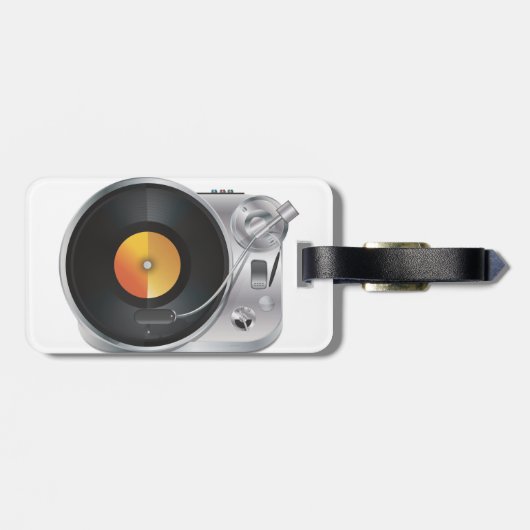 DJ Muziekspeler Bagagelabel (Achterkant horizontaal)