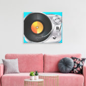 DJ Muziekspeler Canvas Afdruk (Insitu (Woonkamer))
