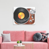 DJ Muziekspeler Canvas Afdruk (Insitu (Woonkamer))