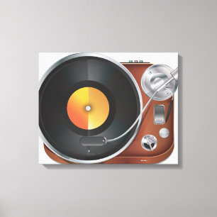 DJ Muziekspeler Canvas Afdruk