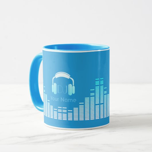 Dj muzikale mok gepersonaliseerd (Voorkant links)