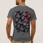 DJ naam, cool & stijlvol T-shirt (Achterkant)